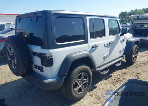 2018 Jeep Wrangler Unlimited Sport S 4X4 из США, поврежденный, VIN 1C4HJXDG0JW142895
